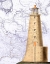 Picture of LIGHTHOUSE ON VINTAGE MAP IMAGE