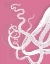 Picture of OCTOPUS WHITE ON PINK B