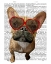 Picture of FRENCH BULLDOG AND HEART GLASSES