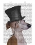 Picture of GREYHOUND, FORMAL HOUND AND HAT