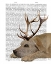Picture of LABRADOR WITH ANTLERS
