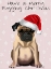 Picture of MERRY PUGGING CHRISTMAS