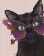 Picture of CAT AND FLOWER GLASSES