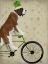 Picture of ST BERNARD ON BICYCLE