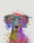 Picture of RAINBOW SPLASH WEIMARANER, PORTRAIT