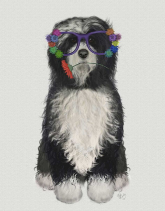 Picture of TIBETAN TERRIER FLOWER GLASSES