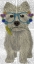 Picture of WEST HIGHLAND TERRIER FLOWER GLASSES