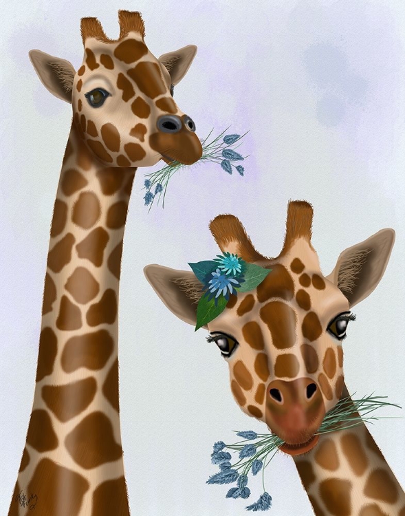 Picture of CHEWING GIRAFFE DUO