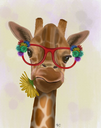 Picture of GIRAFFE AND FLOWER GLASSES 3