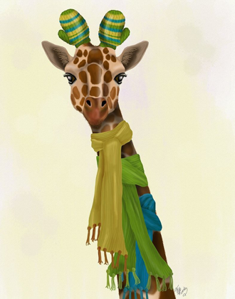 Picture of GIRAFFE AND SCARVES