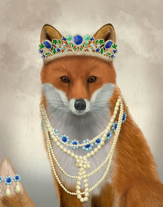 Picture of FOX WITH TIARA, PORTRAIT