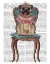 Picture of PUG PRINCESS ON CHAIR