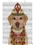 Picture of YELLOW LABRADOR AND TIARA, PORTRAIT