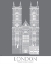 Picture of LONDON WESTMINSTER ABBEY MONOCHROME