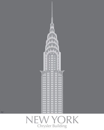 Picture of NEW YORK CHRYSLER BUILDING MONOCHROME