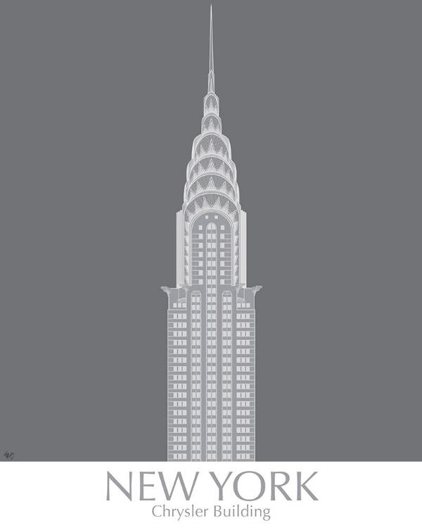 Picture of NEW YORK CHRYSLER BUILDING MONOCHROME