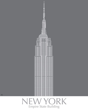 Picture of NEW YORK EMPIRE STATE BUILDING MONOCHROME