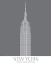 Picture of NEW YORK EMPIRE STATE BUILDING MONOCHROME