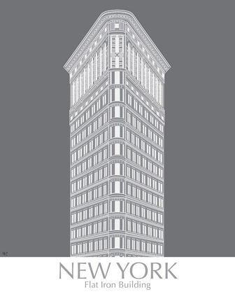 Picture of NEW YORK FLAT IRON BUILDING MONOCHROME