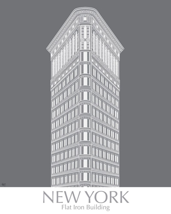 Picture of NEW YORK FLAT IRON BUILDING MONOCHROME