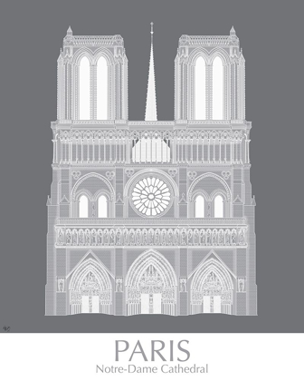 Picture of PARIS NOTRE DAME MONOCHROME