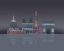Picture of PARIS SKYLINE NIGHT REFLECTIONS