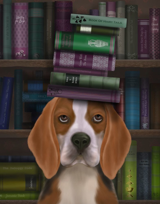 Picture of BEAGLE AND BOOKS