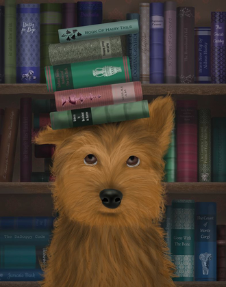 Picture of YORKSHIRE TERRIER AND BOOKS