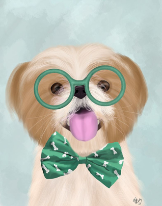 Picture of SHIH TSU WITH GLASSES AND BOW TIE