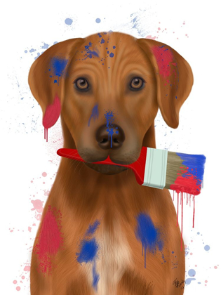 Picture of RHODESIAN RIDGEBACK PAINTER