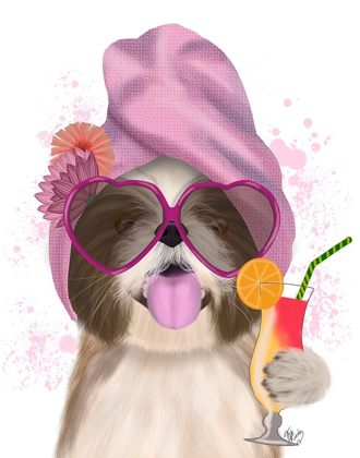 Picture of SHIH TZU WITH COCKTAIL