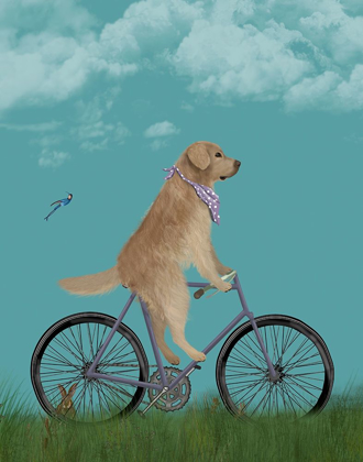 Picture of GOLDEN RETRIEVER BICYCLE