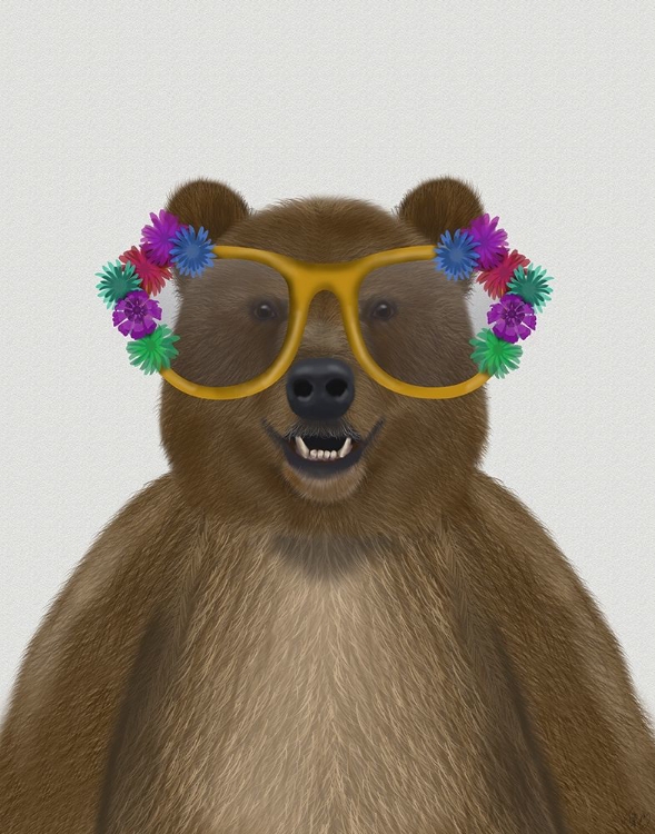 Picture of BEAR AND FLOWER GLASSES