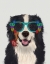 Picture of BERNESE AND FLOWER GLASSES 