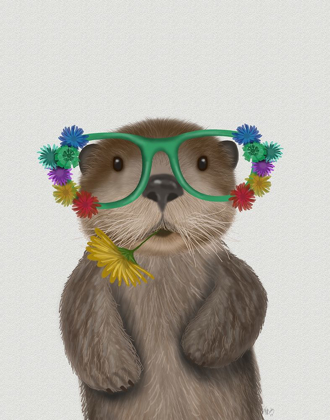 Picture of OTTER AND FLOWER GLASSES
