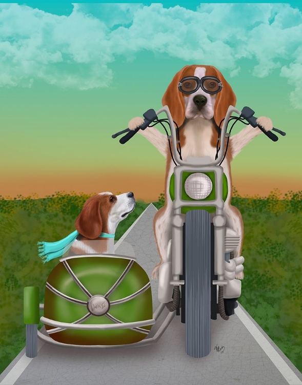 Picture of BEAGLE CHOPPER AND SIDECAR