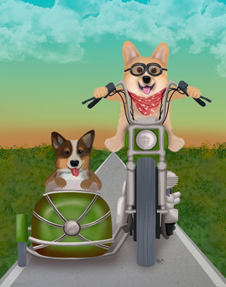 Picture of CORGI CHOPPER AND SIDECAR