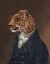 Picture of LEOPARD IN BLUE JACKET