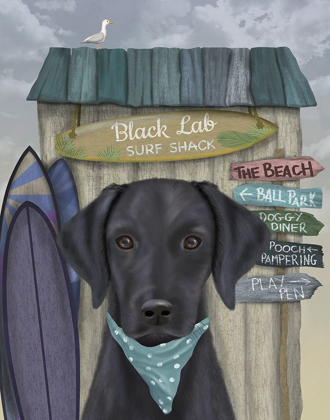 Picture of BLACK LABRADOR SURF SHACK