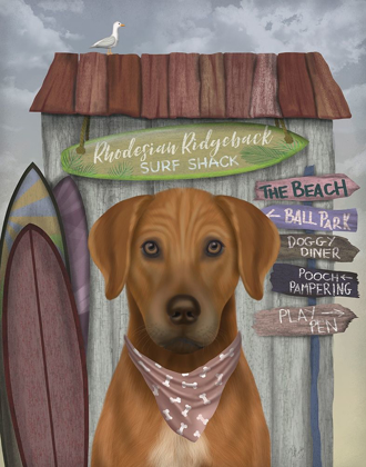 Picture of RHODESIAN RIDGEBACK SURF SHACK