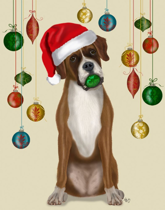 Picture of CHRISTMAS BOXER AND BAUBLE BALL