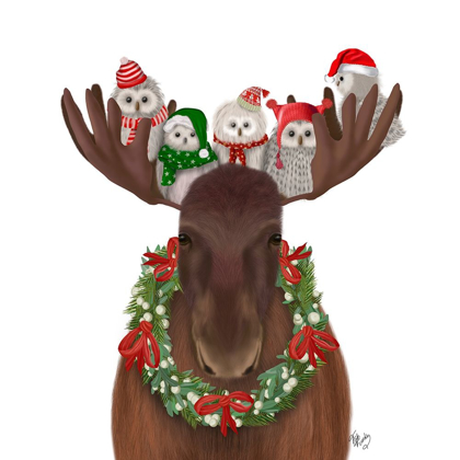 Picture of CHRISTMAS MOOSE AND CHRISTMAS OWLS FORWARD