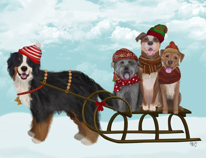 Picture of CHRISTMAS MUTT SLED