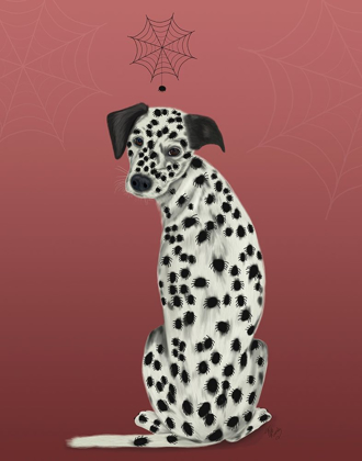 Picture of HALLOWEEN DALMATIAN AND SPIDERS
