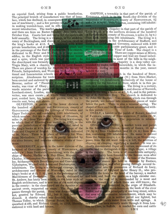 Picture of YELLOW LABRADOR AND BOOKS