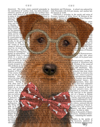 Picture of AIREDALE WITH GLASSES AND BOW TIE