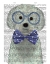 Picture of BICHON FRISE WITH GLASSES AND BOW TIE