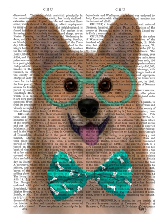 Picture of CORGI WITH GLASSES AND BOW TIE