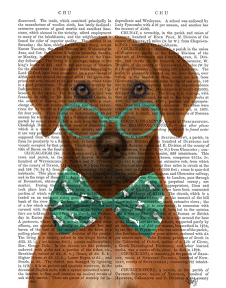 Picture of RHODESIAN RIDGEBACK WITH GLASSES AND BOW TIE