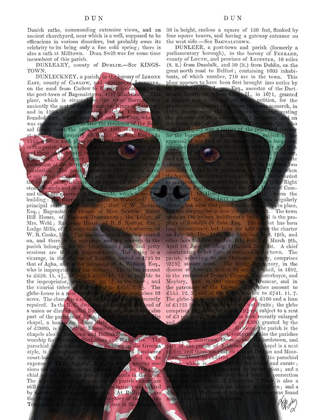 Picture of ROTTWEILER WITH GLASSES AND SCARF